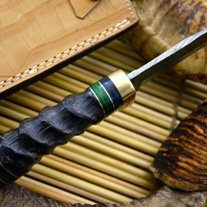 Cuchillo de Caza Profesional para Exteriores, Cuchillo de Supervivencia de Acero Inoxidable con Hoja Fija, Hoja Resistente y Empuñadura Ergonómica para Acampar - Product Image 4