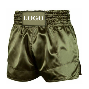 Pantalones Cortos de Muay Thai para Hombre, 100% Poliéster, de Secado Rápido, Personalizados, Transpirables, Unisex, para Kickboxing - Product Image 4