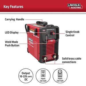 Soudeuse à l'arc électrique Weld-Pak 225i, double tension - Product Image 5