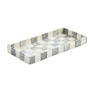 Plateau de service de luxe en nacre avec incrustation artisanale de coquillages - Product Image 1
