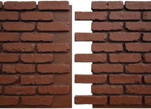 Paneles de Ladrillo Tradicionales 3D de PU Modernos, Revestimiento de Pared de <span class=keywords><strong>Piedra</strong></span> Sintética Anti-UV, Ladrillo Sintético de Poliuretano Duradero <span class=keywords><strong>para</strong></span> Fachada de Viviendas - Product Image 4