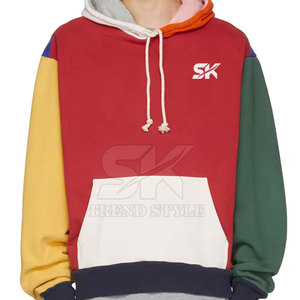 เสื้อฮู้ดดี้ดีไซน์ล่าสุด สีสันตัดกัน ผลิตในปากีสถาน เสื้อฮู้ดดี้สตรีทแวร์ผู้ชาย คุณภาพสูง สำหรับขายออนไลน์ - Product Image 5