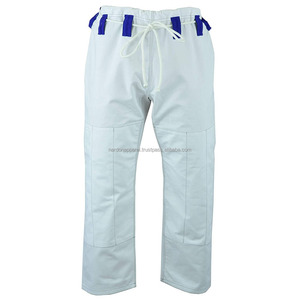 Vêtements Nardon produits par des fabricants chinois Arts martiaux Jiu Jitsu uniforme Gi étudiant blanc/bleu personnalisé - Product Image 6