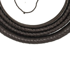 Fouets en cuir à prix de gros, usage polyvalent, haute qualité, haute performance, poignée souple, fouet d'équitation, couleur personnalisée - Product Image 3