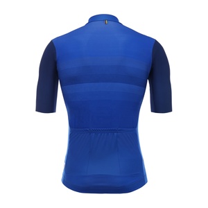 Maillot de cyclisme pour femme à logo personnalisé, manches courtes, fermeture éclair intégrale, séchage rapide, imprimé par sublimation, en Spandex/Polyester pour le cyclisme sur route - Product Image 6