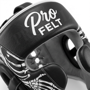 Custom Screen Printed Design Boxing <b>Head</b> Guard Protection Adjustable Laces & Foam Padding Safety MMA Kickboxing Martial Arts Pad - Product Image 4