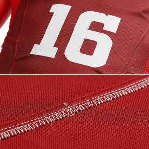 Customized Team Name Number Printed Football Uniform Jersey Pants Combo Moisture Control Sportswear For Team Championship Kit - Product Image 4