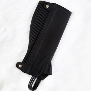 Custom Made Adults Perfect Choice Different Designs Mini <b>Half</b> <b>Chaps</b> Horse Riding Leather <b>Half</b> <b>Chaps</b> - Product Image 3