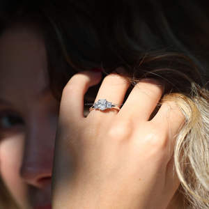 Igi/gia แล็บตัดเพชรวินเทจ14K สีเหลืองแหวนแต่งงาน/งานหมั้นใส่ได้ทั้งชายและหญิงสีขาวทองคุณภาพดีสำหรับงานปาร์ตี้ครบรอบ-คุ้มค่า - Product Image 4