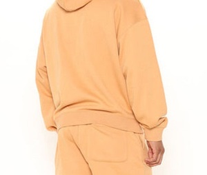 OEM Custom Hoodie And Short <b>Set</b> 2pcs Tracksuit Outerwear Men's <b>Twins</b> <b>Set</b> Terry Fleece Oversized Heavyweight Hoodie & Short <b>Sets</b> - Product Image 2