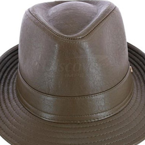 Chapeaux en cuir de haute qualité, faible MOQ, chapeaux en cuir nouvelle collection, prix abordable, chapeaux en cuir fabriqués au Pakistan - Product Image 5