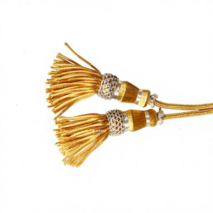 QUICK WAY INDUSTRIES Best Sale Tassel Cincture with Round Knot Religious Pectoral Rope Custom Gold Color Custom Quality Sale - Product Image 3