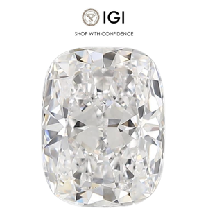 Diamante Suelto Cultivado en Laboratorio Tipo II CVD, Corte Cojín Alargado, 2 Quilates, Certificado IGI, Color D, Claridad VS1, Corte Excelente, Venta al Por Mayor - Product Image 2