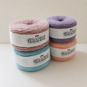 ไหมพรมถักโครเชต์ Linea GRANDE ทำจากฝ้ายหวีอย่างดี น้ำหนัก 300 กรัม สำหรับถักมือ ไหมพรมถักมือ hilo poliester para crochet - Product Image 4
