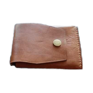 Maroquinerie de luxe 100% portefeuille en cuir de vache pleine fleur cousu à la main à deux volets faits à la main avec plusieurs fentes pour cartes - Product Image 2