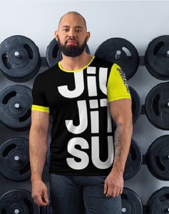 Rashguard de compétition BJJ Elite pour grappling, compression mi-maillot de combat MMA, séchage rapide, respirant, Spandex/Polyester 240g Jiu - Product Image 1