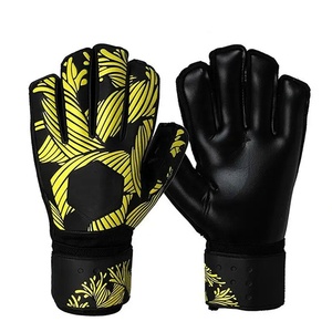 Nouveaux Gants de Gardien de But de Football Professionnels 2025 à Séchage Rapide, Anti-Boulochage, en Latex Allemand, avec Injection de Silicone au Dos de la Main - Product Image 1
