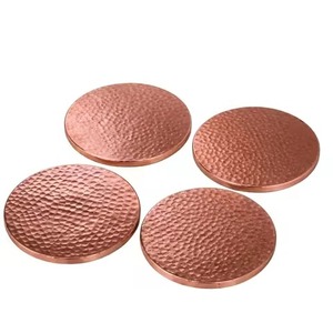 Ensemble de sous-verres ronds élégants en cuivre, accessoire de table décoratif pour la maison, la salle à manger, les mariages, les restaurants, les hôtels, les bars - Product Image 5