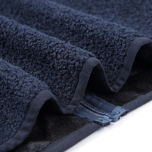 Chaqueta de lana con cremallera para hombre, cuello alto, forro sherpa, abrigo de invierno - Product Image 6