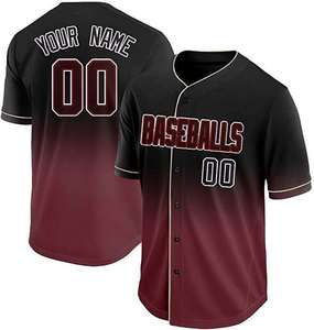 Camiseta de Béisbol Personalizada Blanca y Azul Rey, de Secado Rápido, Sublimación Completa, 100% Poliéster, Protección UV, Ropa Deportiva OEM ODM - Product Image 5
