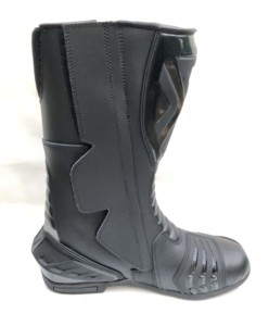 Chaussures de moto pour hommes avec impression de logo personnalisée, vêtements de sport, vente chaude, nouvelles bottes en cuir confortables pour motards - Product Image 3