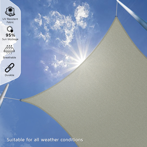 Rectangle <b>Shade</b> Sail Affordable & Premium 230 GSM Sun <b>Shade</b> UV Block for Canopy Outdoor Patio Car Parking (Sahara-Sand) - Product Image 3