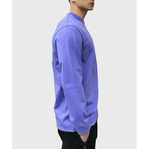 T-shirt personnalisé à manches longues pour homme 2026 – 100 % coton, col rond, léger, idéal pour la gym - Product Image 2