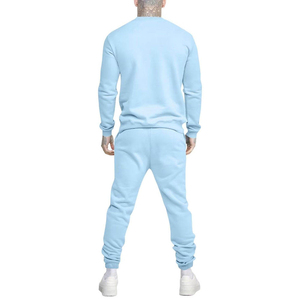 Custom Embroidery Logo Rhinestone Casual Men's Acid Wash 100% Cotton <b>Tracksuit</b> Hooded with Solid Pattern for Winter Season - Product Image 6