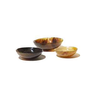 Tazón para Servir Ensaladas y Frutas de Cuerno de Búfalo con Acabado Pulido, Resistente al Calor, Opción de Logotipo Personalizado para Fiestas - Product Image 4