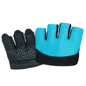 New Half-<b>finger</b> Unisex Gym Gloves With Adjustable Velcro Wrist <b>Strap</b> Polyester Uv Protection Sports Exercise Training Use - Product Image 6