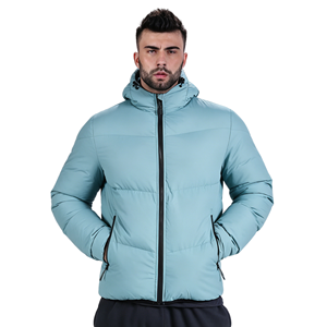 Ventes en gros de manteaux en duvet rembourrés pour hommes de haute qualité, vêtements d'extérieur chauds personnalisés avec logo, veste matelassée pour hommes pour l'hiver - Product Image 3