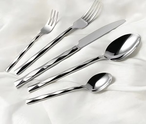New Pattern Arrival Superior Quality Metal Fully High Grade <b>Silver</b> Plated Cutlery <b>Set</b> Flatware Accessories Supplies From India - Product Image 5