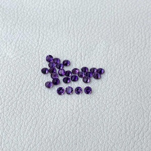 3mm Améthyste Africaine Violette Naturelle à Facettes Coupe Ronde Bijoux en Pierres Précieuses Faits à la Main au Prix d'Usine de Gros Achetez en Ligne Maintenant - Product Image 1