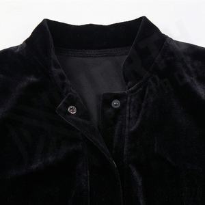 Abaya Kimono OEM 2025 pour femmes musulmanes, en tissu polyester épais, doux et très extensible, col en V, manches longues, ornée de perles, longueur cheville - Product Image 4