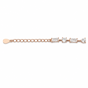 925 Sterling Silver Geometric Diamond Tennis Bracelet for Women High Polish Elegant Party Wedding Gift Jewelry - Product Image 4