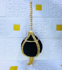 Handmade Beaded Evening Party <b>Clutch</b> Satin Lining Flap Closure Shoulder Strap 1-1.9L Capacity-Fashionable <b>Wedding</b> Promotion Gift - Product Image 3