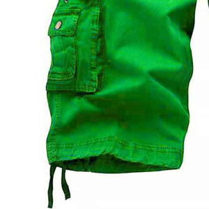 Nouveau Short Décontracté Homme Été 2026 en Toile et Nylon Couleur Unie avec Taille Élastique et Coupe Ample Cinq-Quarts - Product Image 5