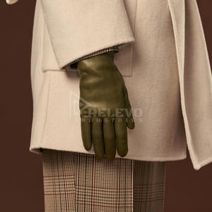 Gants de moto en cuir écologique et durable, en peau de chèvre véritable, respirants, équipement de course pour motards, personnalisation de la marque, prix d'usine, OEM - Product Image 3