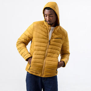Veste matelassée unisexe en Spandex/Polyester 2022 avec logo frontal, haute qualité, coupe oversize, imperméable, à capuche, personnalisable OEM - Product Image 6