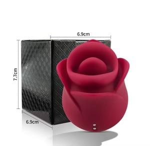 Vibrateur Clitoridien Rose <span class=keywords><strong>Tulipe</strong></span> Puissant Mini Masseur Clitoridien Jouets Sexuels Oraux Pinces à Tétons Stimulateur Clitoridien Lèche-Langue pour Femme - Product Image 6
