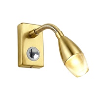 Applique murale LED 12 V flexible à col de cygne pour intérieur de caravane, éclairage de lecture et accent lumineux pour chevet