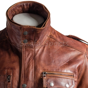 Men's Genuine Sheepskin <b>Leather</b> <b>Leather</b> New Design Classic Winter Real <b>Leather</b> <b>Long</b> Winter <b>Jackets</b> For Sale - Product Image 4