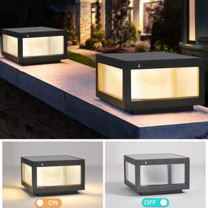2-Pack lampada da parete solare a LED dimmerabile Design per esterni - Product Image 6