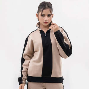 Survêtement pour femmes en tissu doux, deux pièces, coupe confortable, respirant, design extensible pour l'entraînement, la salle de sport, la course à pied - Product Image 5