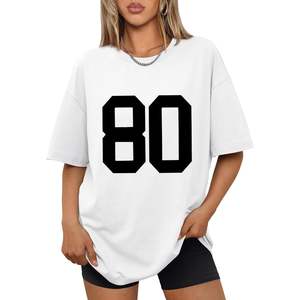 T-shirts amples d'été 2025 pour femmes – Tendances Queen – Manches courtes – Décontractés – Respirants – Grandes tailles – Polaire – Écoresponsables - Product Image 1