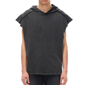 เสื้อกล้ามโอเวอร์ไซส์สไตล์สตรีทแวร์ ทรงหลวม ผ้าฝ้าย เหมาะสำหรับออกกำลังกาย สำหรับผู้ชายและผู้หญิง - Product Image 1
