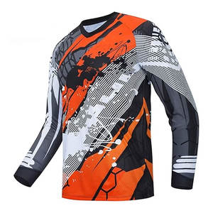 Equipación de Motocross, Jersey Personalizable con Estampado 360 MX para BMX, MTB, DH, Carreras de Dirt Bike, Camiseta Transpirable y Ligera para Descenso - Product Image 1