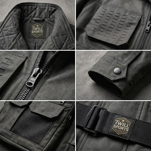 Manteau long imperméable et respirant en toile cirée pour femme 2026 – Robuste, idéal pour l'extérieur et la conduite, 100 % coton - Product Image 3