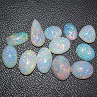 10mm 20mm 30mm 40mm naturel éthiopien opale broche feu taille libre mélange forme Cabochon galaxie feu Welo opale fabricant de pierres précieuses