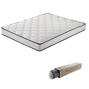 Matelas hybride ENRO personnalisé OEM avec ressorts ensachés et mousse haute densité pour chambre à coucher et usage domestique - Product Image 1